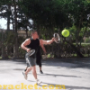 Knuckle Racket Racquet, 1-on-1 game with large ball